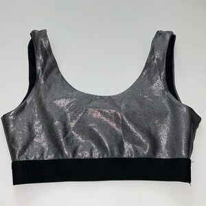 Heroine Sport silver metallic/platinum Marvel bra size Small